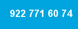 922 771 60 74 922 771 60 74